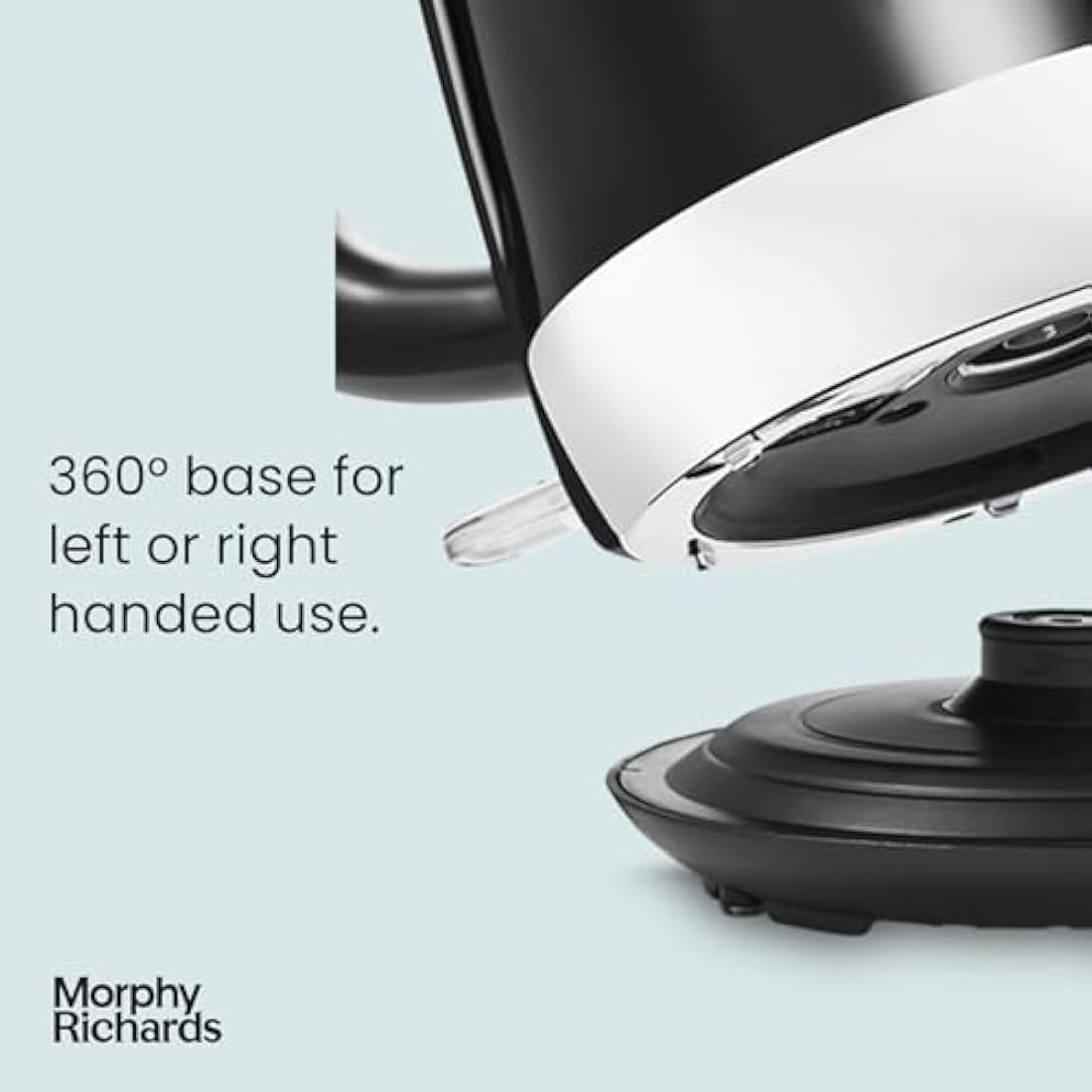 Morphy Richards Equip Electric Kettle | 1.7L Rapid Boil Stainless Steel