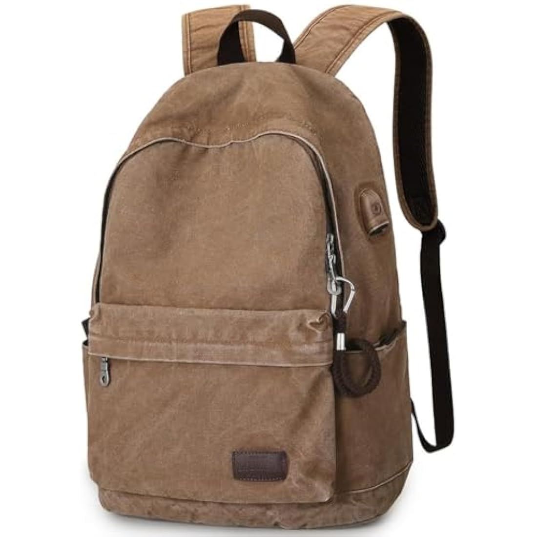 Muzee Canvas Laptop Backpack | 15.6 Inch Anti-Theft Travel Daypack