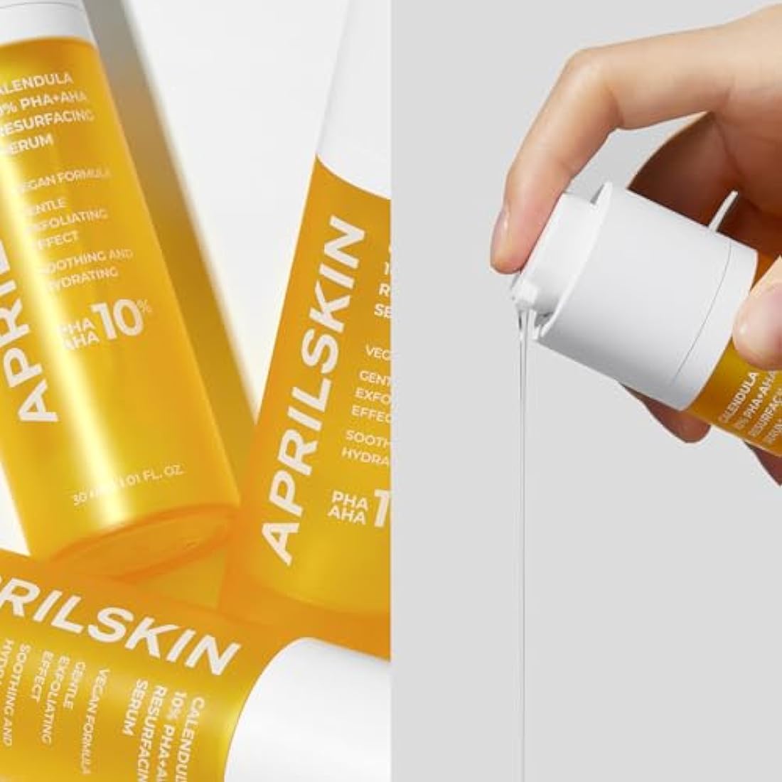 APRILSKIN Calendula 10% PHA+AHA Resurfacing Serum | Pore Minimizer