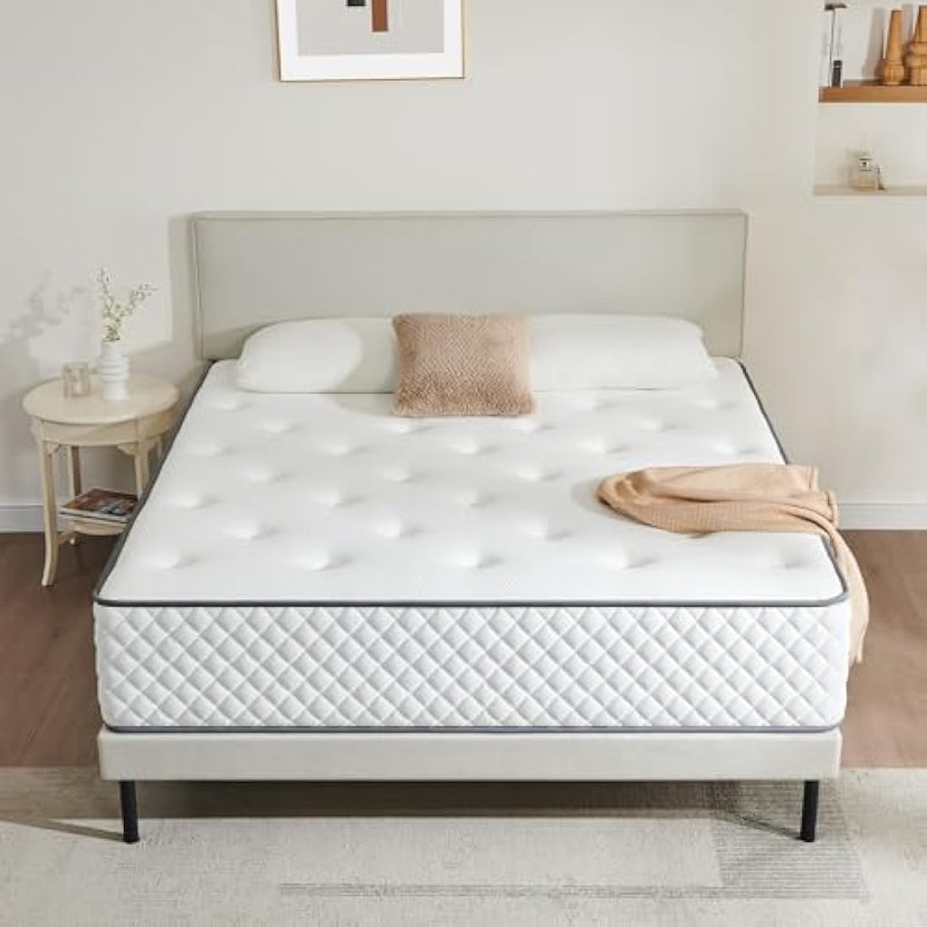Sleremind Double Hybrid Mattress | 7-Zone Pocket Spring & Cooling Gel