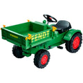 BIG Fendt Equipment Carrier - Kids Pedal Tractor with Adjustable Seat