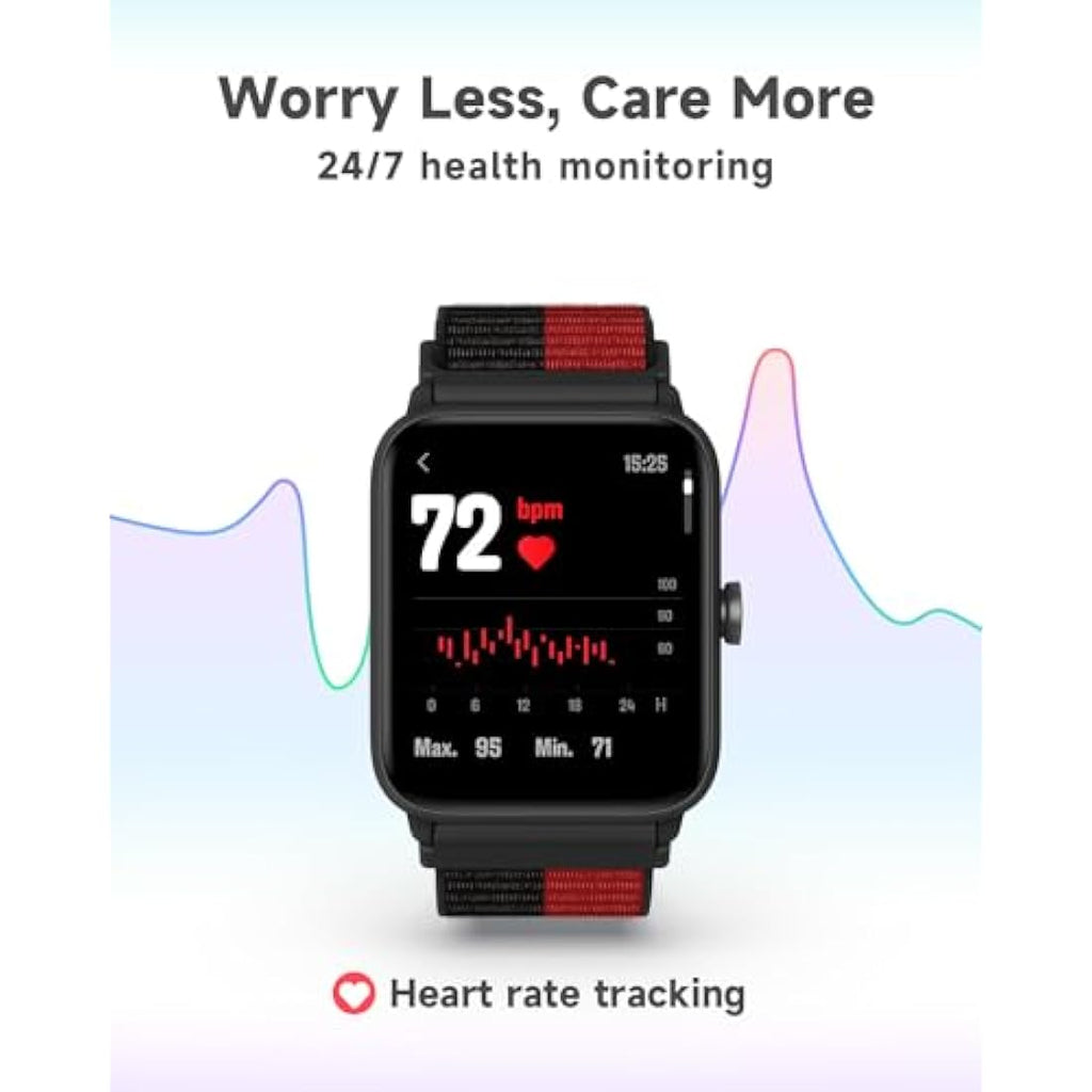 BIGGERFIVE Kids Smart Watch | 1.5" HD Waterproof Fitness Tracker for Ages 5-14