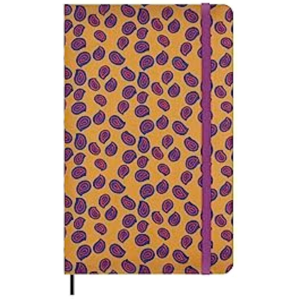 Moleskine Italian Silk Notebook | Ruled Hard Cover Journal, Yellow