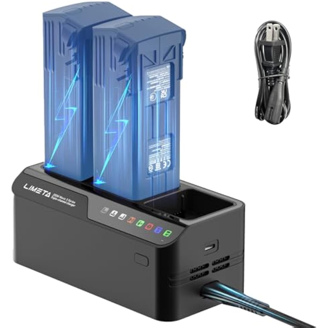 LIMETA Mavic 3 200W Battery Charger | 3-Channel Fast Charging Hub
