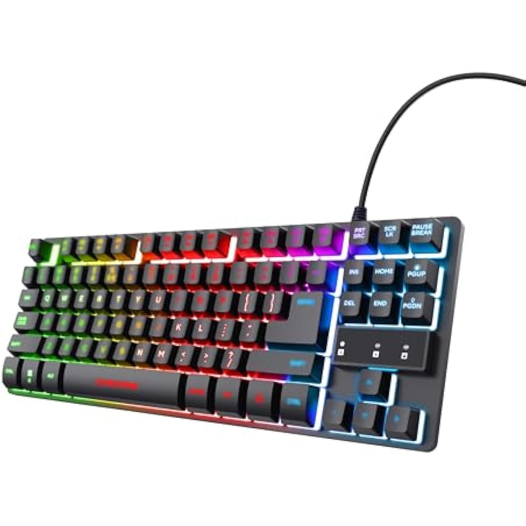 Trust Gaming GXT 833 Thado TKL Keyboard | RGB LED Dutch QWERTY