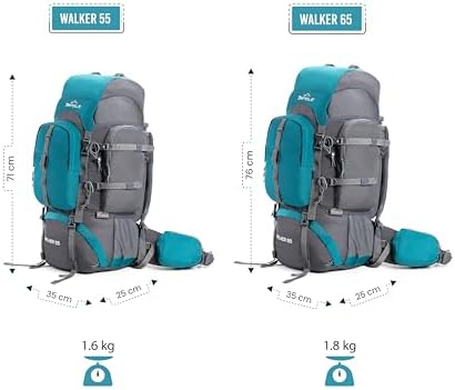 Tripole Walker 55L Trekking Rucksack | Internal Frame & Laptop Sleeve