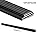 2020 V-Slot Aluminum Extrusion | 1000mm Black Anodized 10-Pack