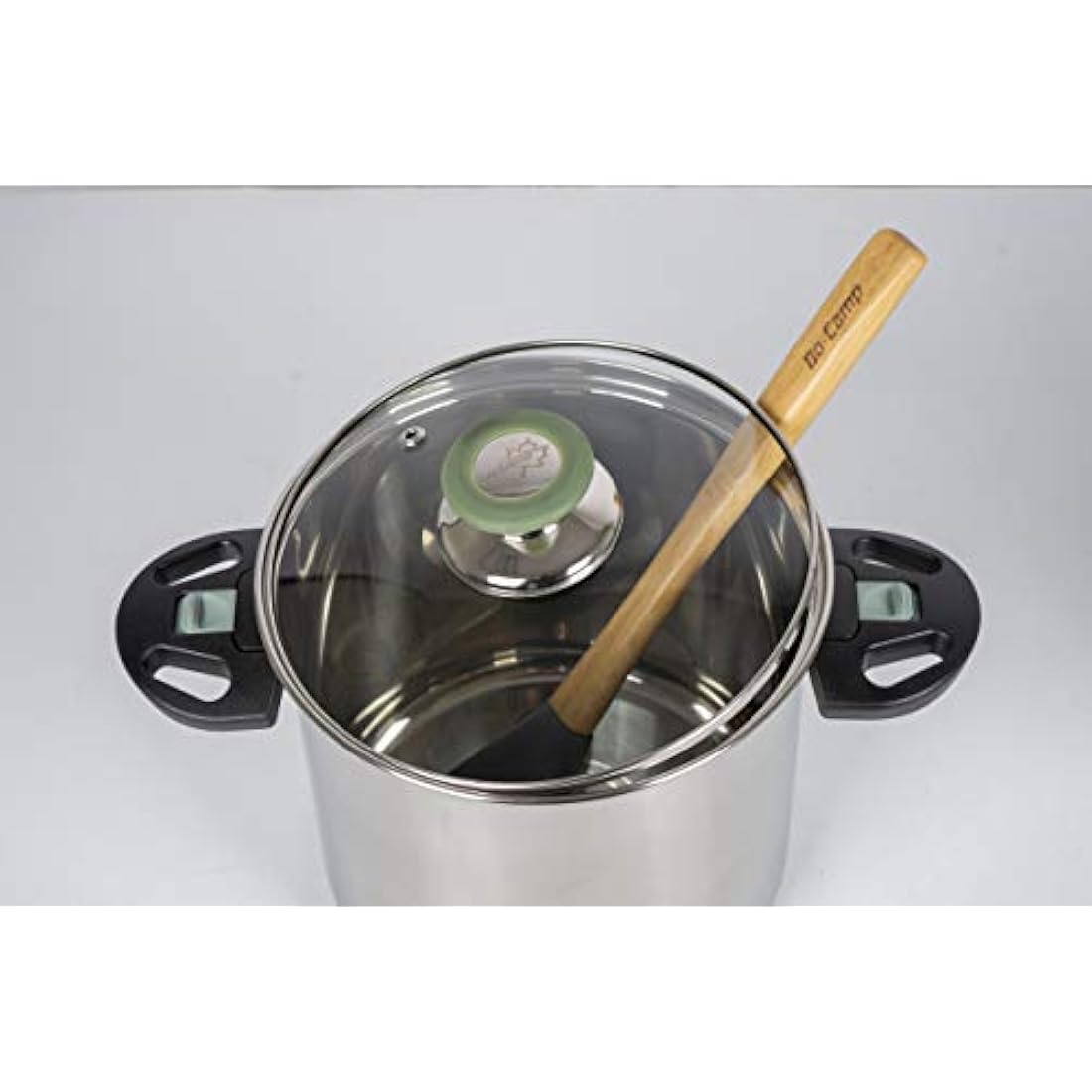 Bo-Camp Elegance Compact 3 Cookware Set – Stackable Stainless Steel