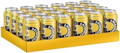 Dalston's Sparkling Elderflower Soda – Low Calorie & Vegan (24 x 330ml)