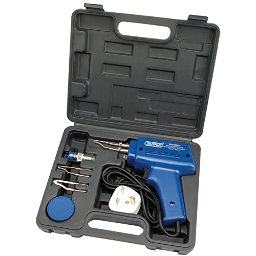 Draper 71420 100W Soldering Gun Kit with Case & Accessories – Blue