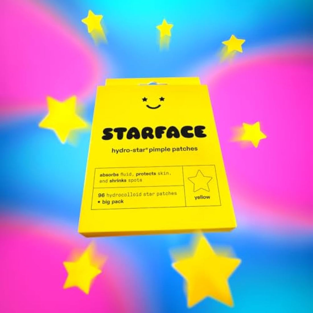 Starface Hydro-Stars Hydrocolloid Pimple Patches - 96 Count Big Pack