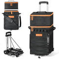 Odoland Rolling Cooler Bag with Wheels – Insulated 72-Can Leakproof Trolley