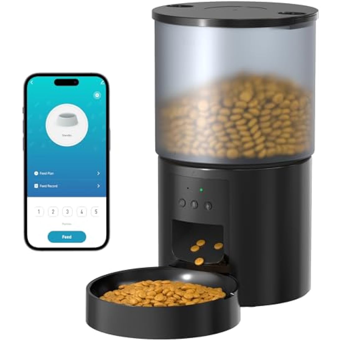 Jolof Store Automatic Cat Feeder – 4L WiFi Smart Food Dispenser with App