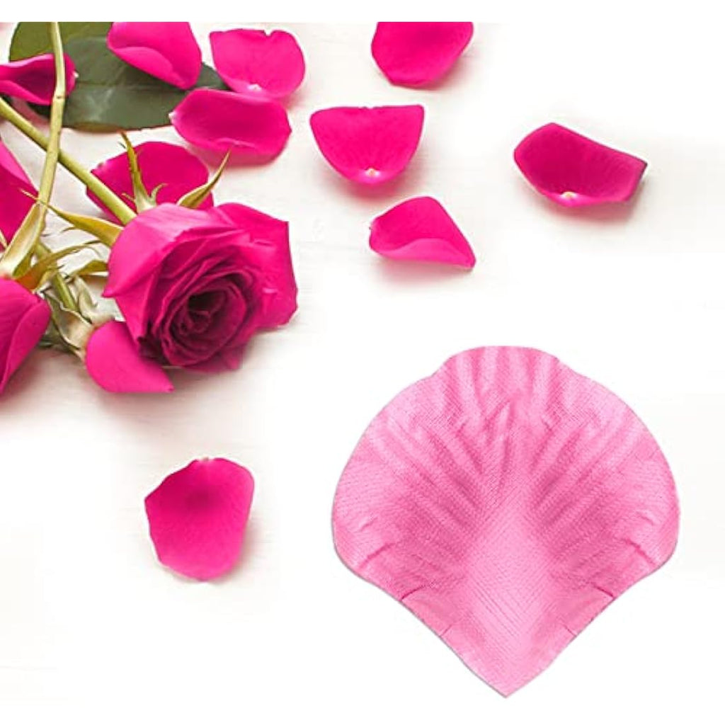 Jolof Store 2300pcs Pink Artificial Silk Rose Petals for Wedding Decor
