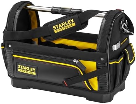 Stanley Fatmax Open Tote Bag – Heavy-Duty Tool Storage Work Organizer