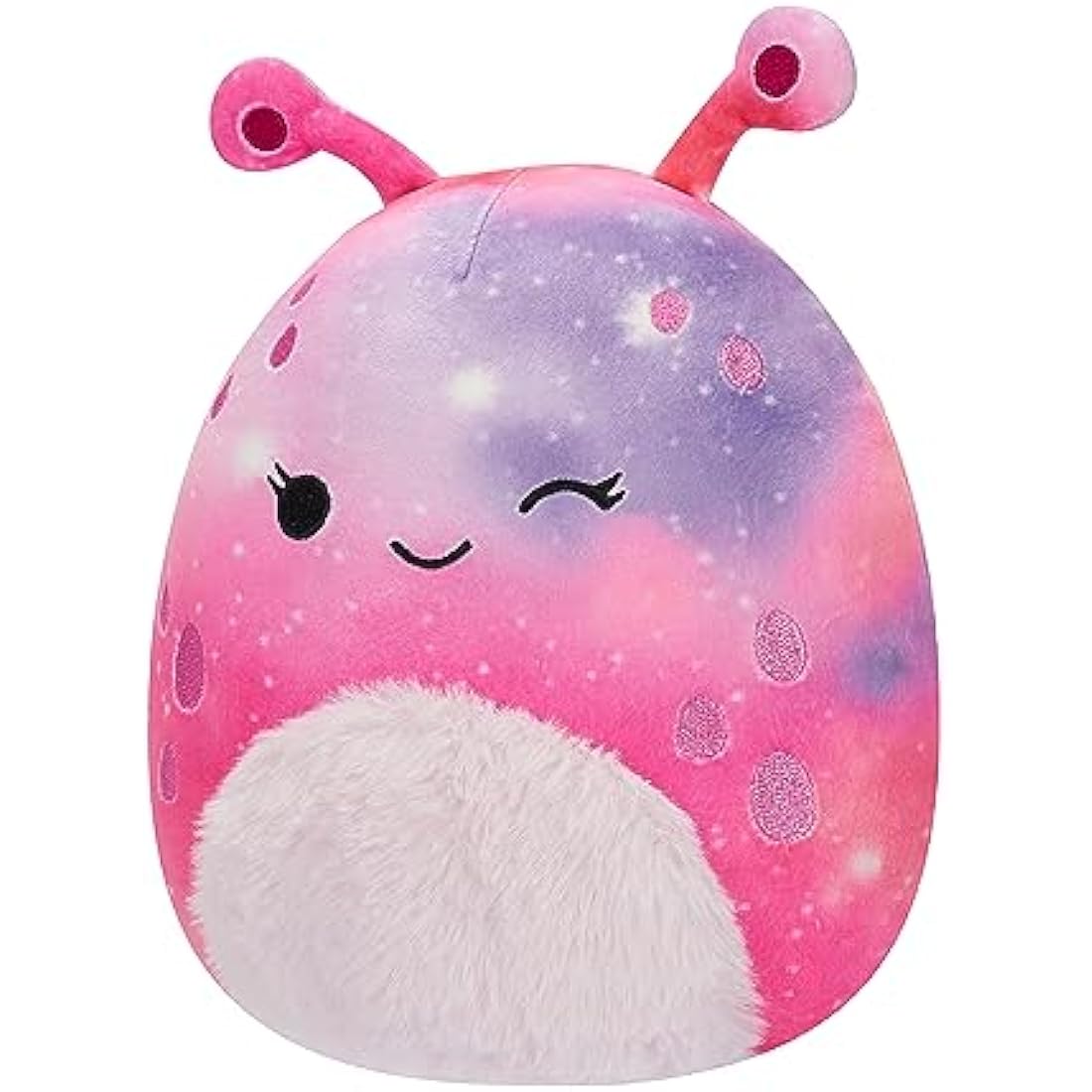 Squishmallows Loraly Winking Pink and Purple Alien 7.5-Inch Plush