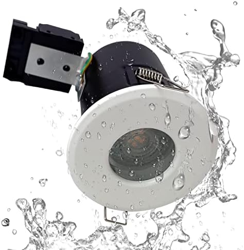 IP65 Fire Rated LED Downlights | 4-Pack 5W Cool White 6000K