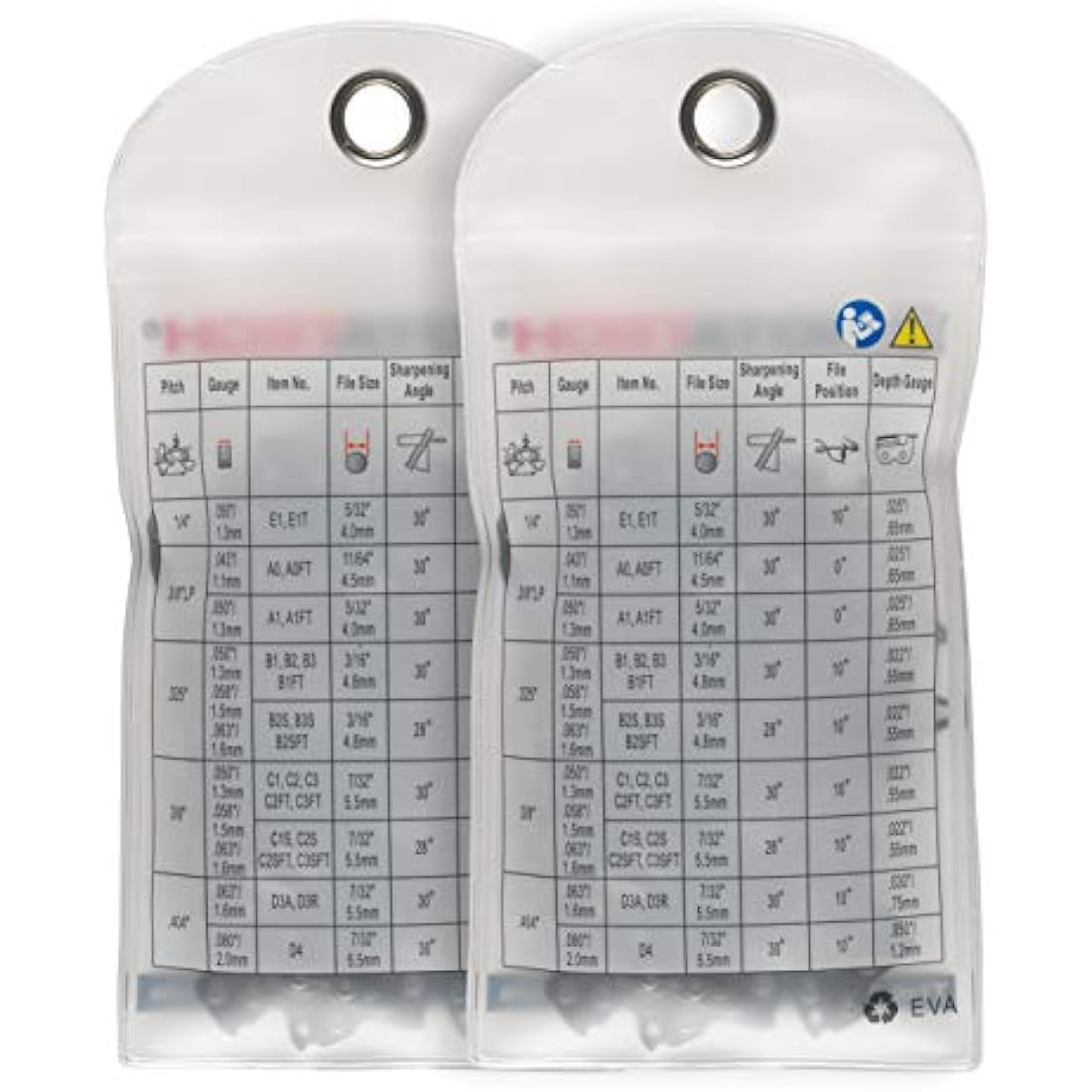 Rotatech 20" Chainsaw Chain 2-Pack | .325" Pitch, .063" Gauge, 76 DL