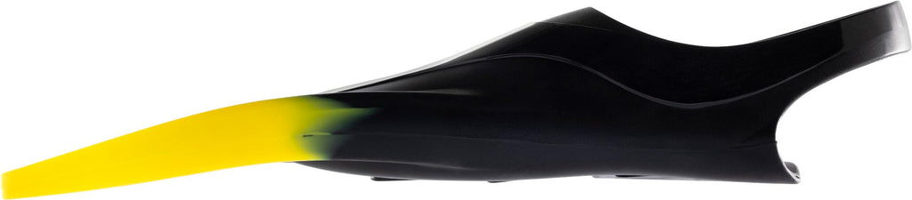 Cressi Pura Adult Swim Fins – Flexible Silicone Training Fins, Black/Yellow