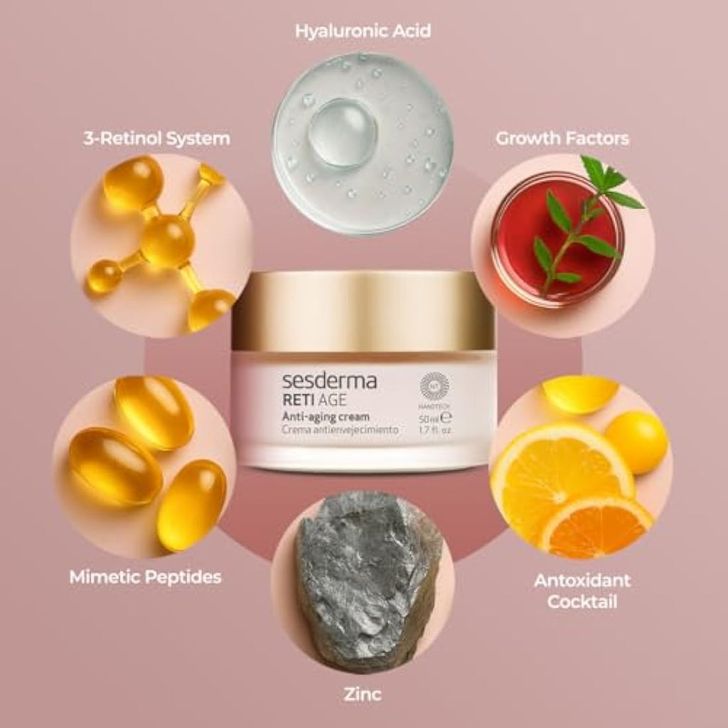 Sesderma Reti Age Triple Retinol Anti-Aging Gel Cream for Mature Skin