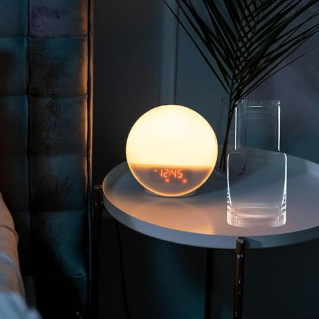 RILOST Bedside Water Carafe – Modern Borosilicate Glass Pitcher with Cup