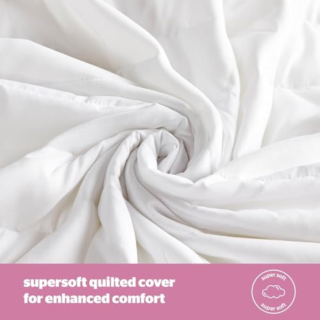 Silentnight Quilted Mattress Protector – King White Extra Deep Fit