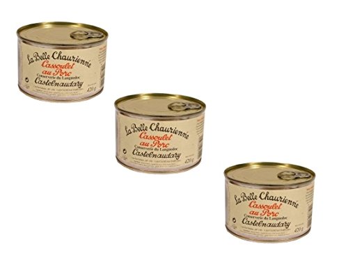 La Belle Chaurienne French Pork Cassoulet with Duck Fat - 420g (3 Tins)
