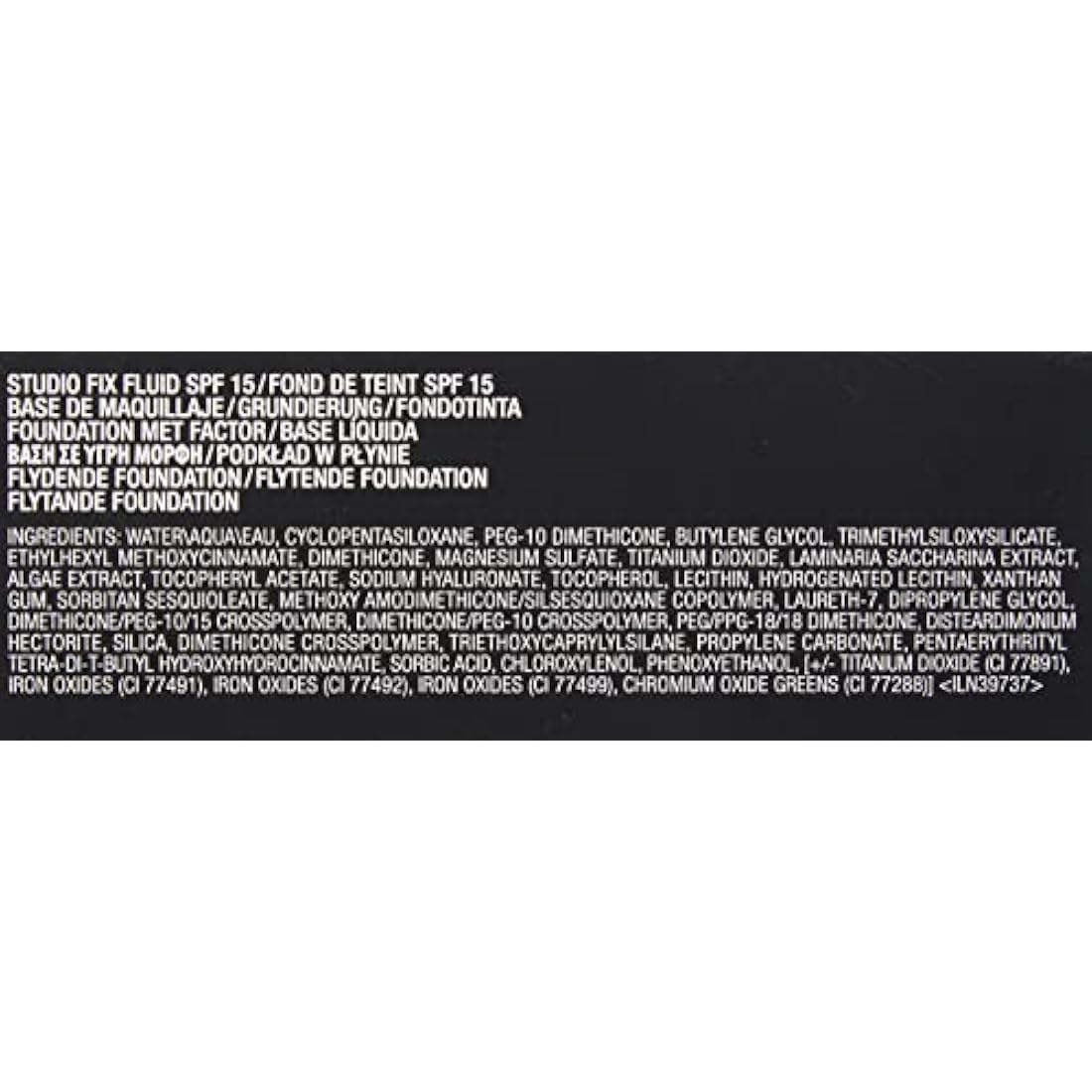 MAC Studio Fix Fluid Foundation SPF 15 - NC20 Matte Liquid Makeup 30ml
