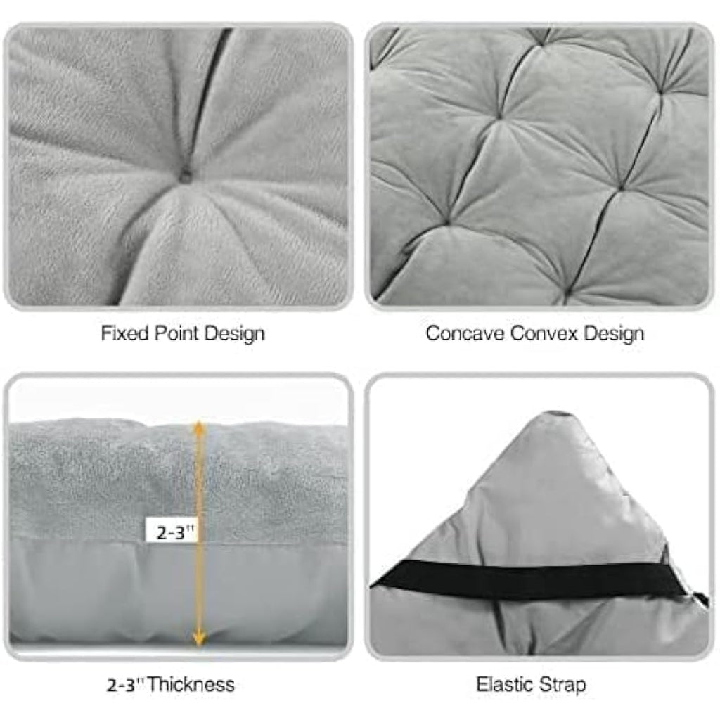 REDCAMP XL Camping Cot Pad – 75x28 Soft Cotton Folding Sleeping Mattress