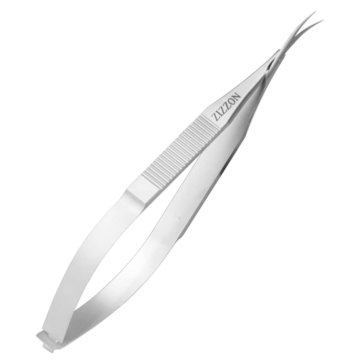 ZIZZON Cuticle Scissors | Curved Fine Pointed Tip Stainless Steel Trimmer