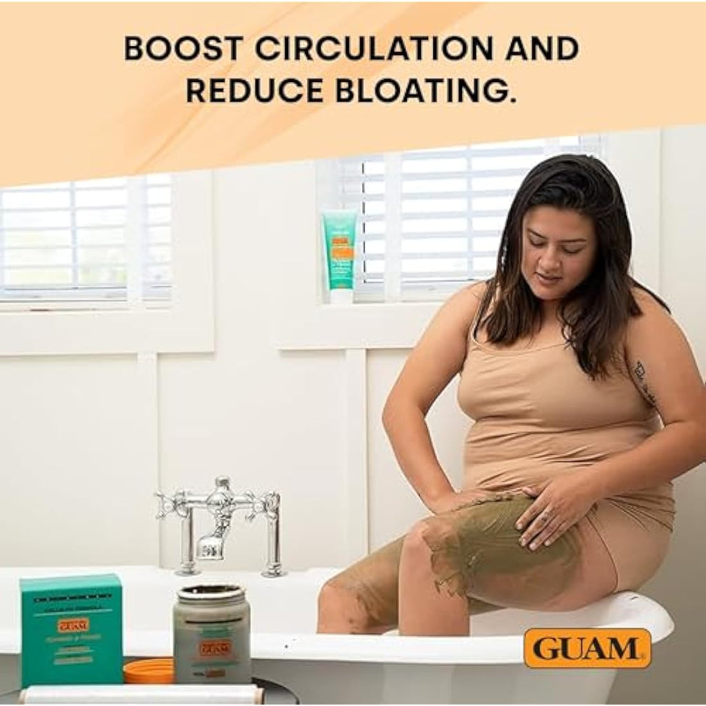 GUAM Seaweed Mud Anti-Cellulite Cooling Wrap - Firming Treatment 1kg