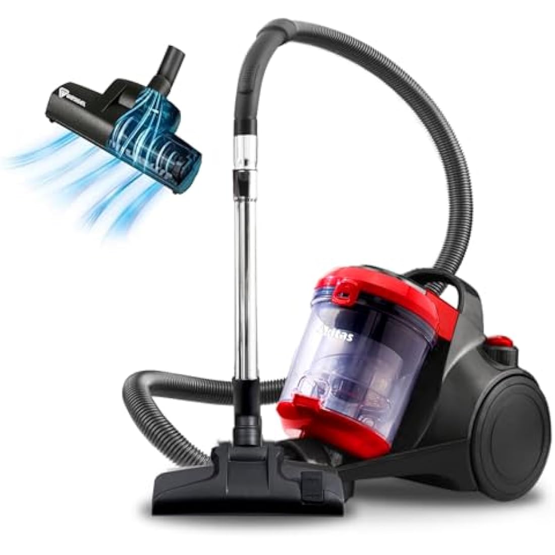Akitas C10T Turbo Pet Hair Bagless Cylinder Vacuum Cleaner - 850W