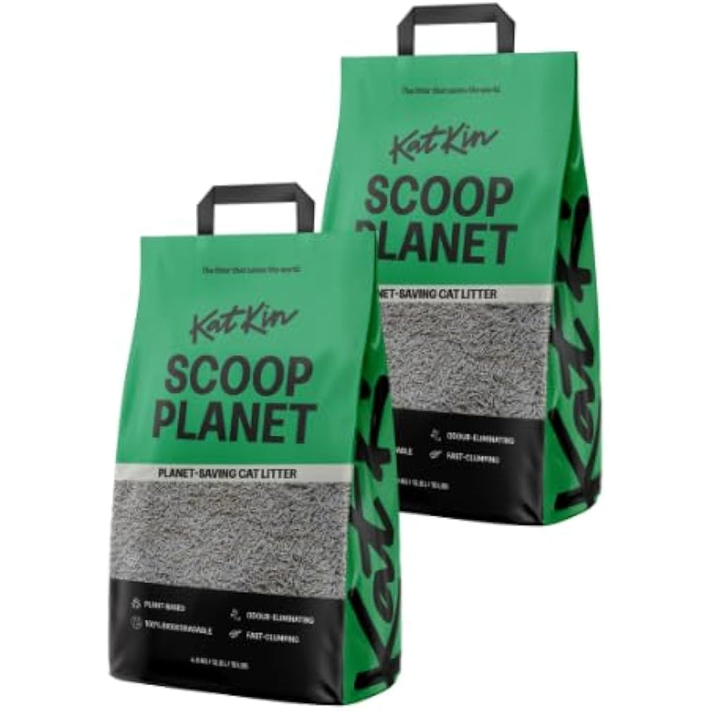 KatKin Scoop Planet Tofu Cat Litter – Biodegradable & Clumping (9kg)