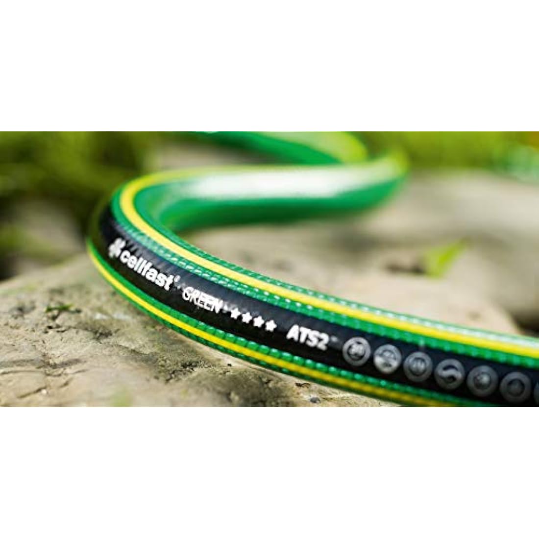 Cellfast Green ATS2 Garden Hose | 5-Layer Anti-Twist 3/4" 50m