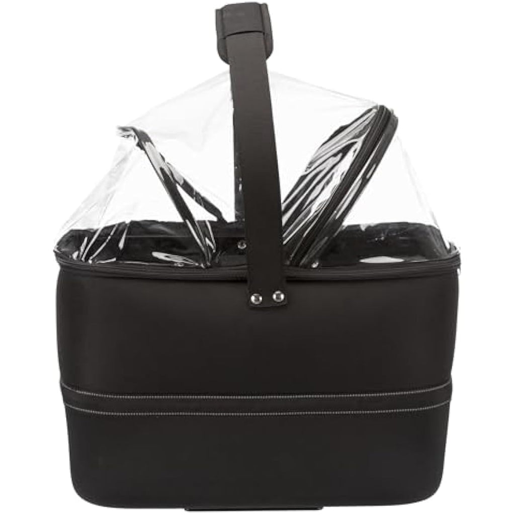 TRIXIE Front Dog Bike Basket with Rain Cover – Small Pets up to 13.2 lbs