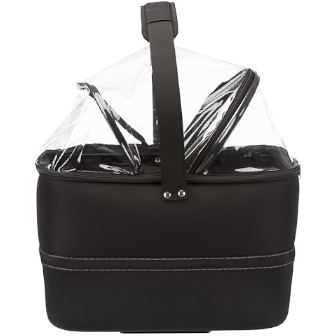 TRIXIE Front Dog Bike Basket with Rain Cover – Small Pets up to 13.2 lbs