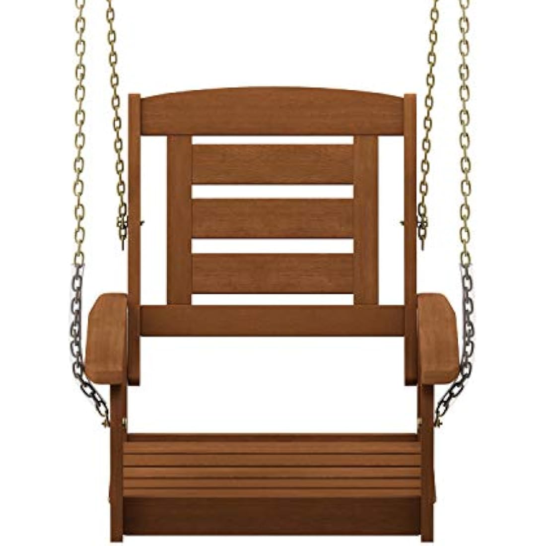 Furinno Tioman Hardwood Single Hanging Porch Swing - Natural Meranti
