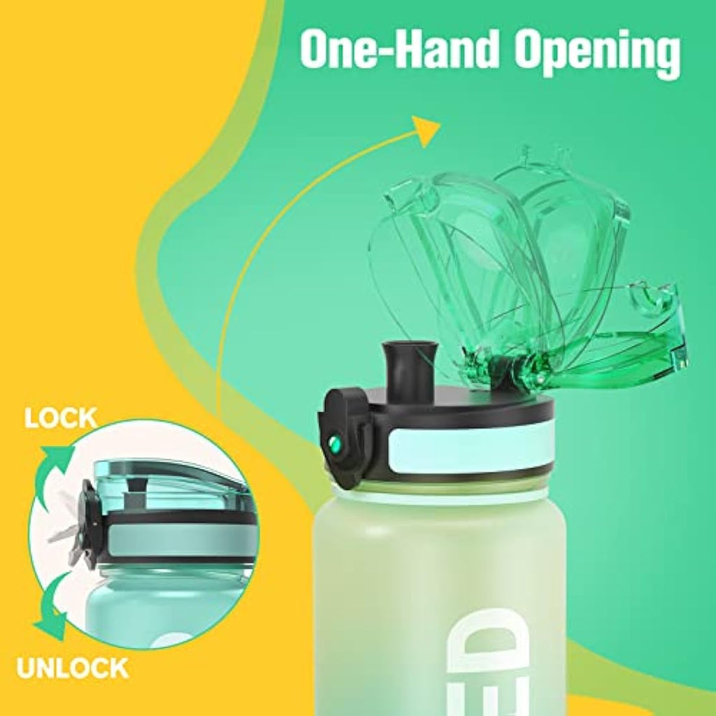Sahara Sailor Motivational Water Bottle | 1L Tritan BPA Free Leakproof