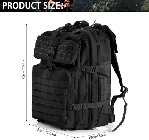 aiGear 45L Military Tactical Backpack | Molle System Hiking Rucksack