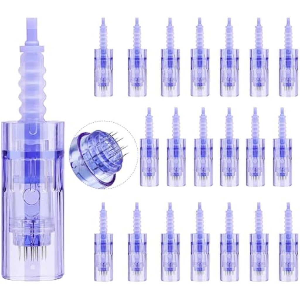 Dr. Pen A6 Replacement Needle Cartridges - 12 Pin Microneedles (20 Pack)