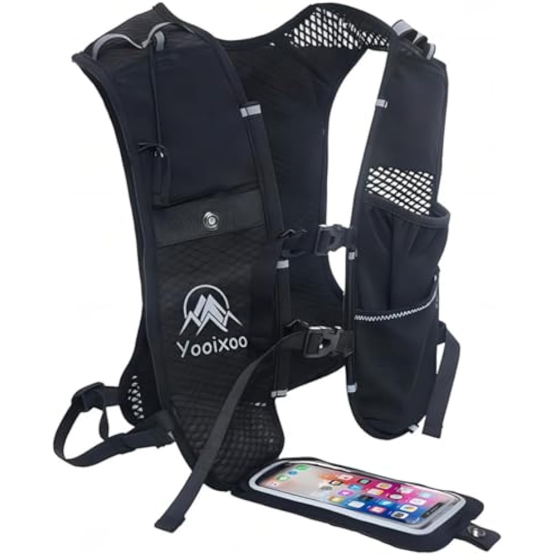 Yooixoo Lightweight Running Vest | Hydration Pack with Phone Holder