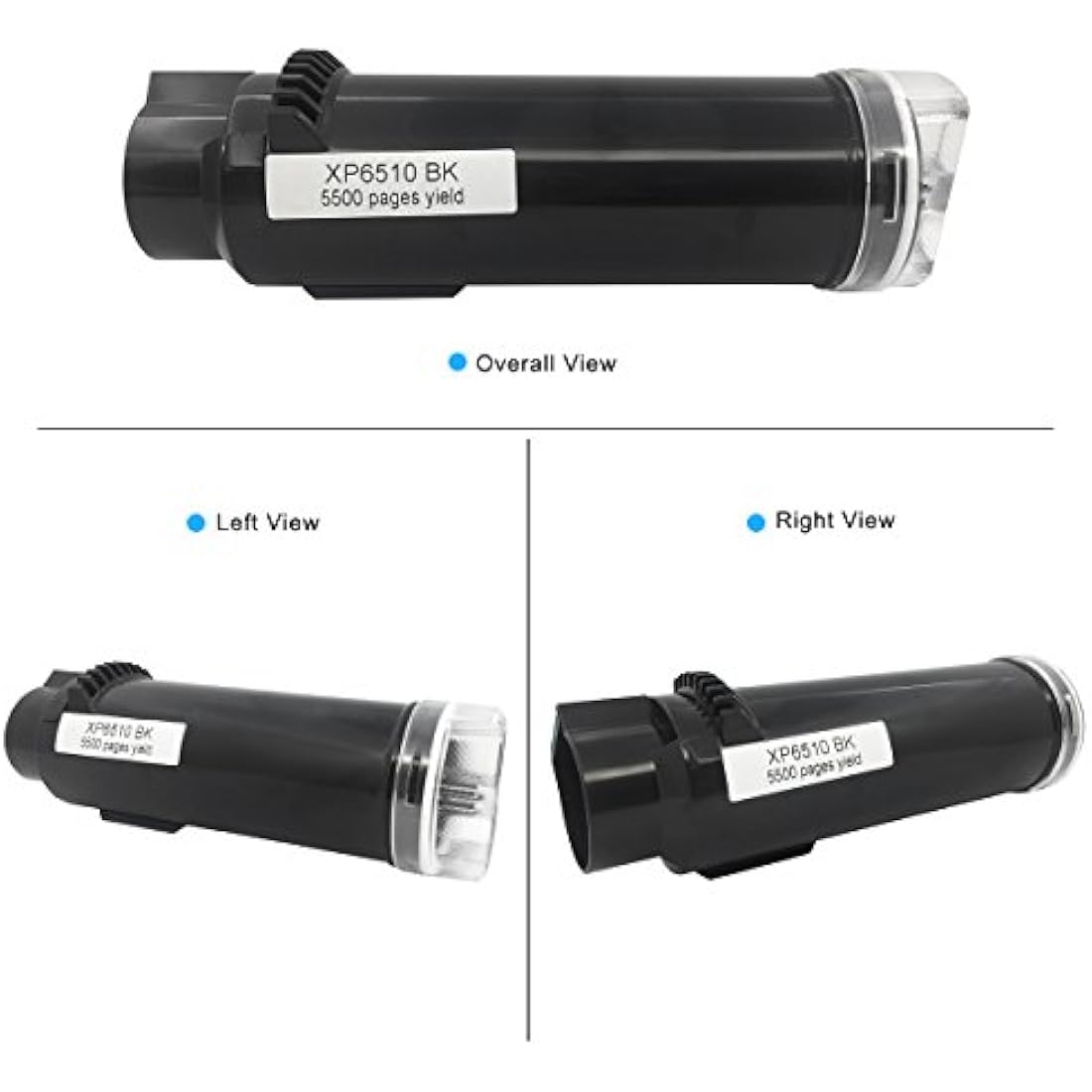 VICTORSTAR High-Yield Toner Cartridge 4-Pack for Xerox Phaser 6510 6515