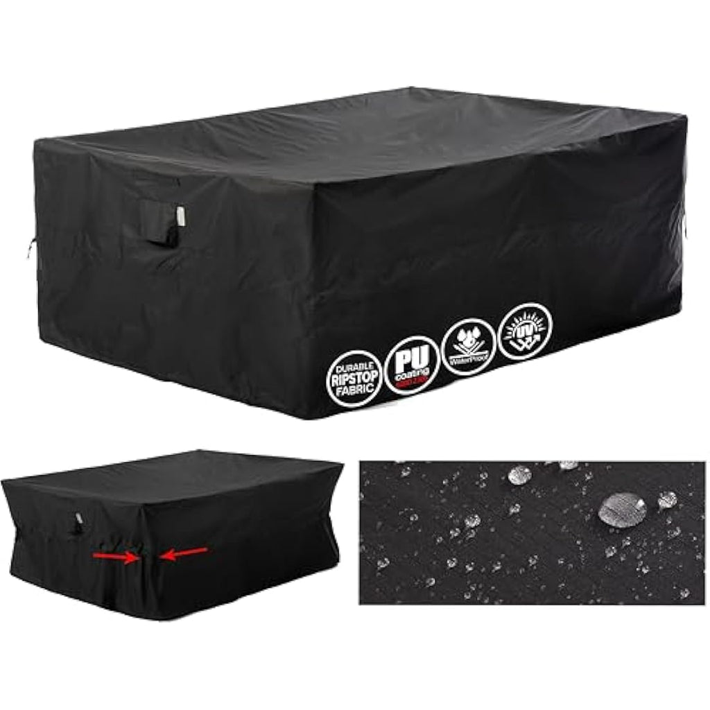 F&J Outdoors Waterproof Patio Furniture Cover – Heavy Duty UV Resistant