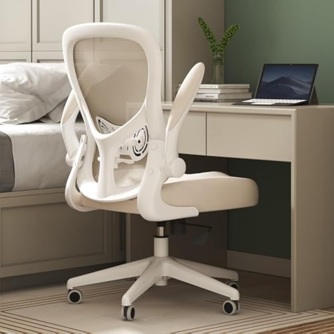 Hbada Ergonomic Office Chair – Mesh Desk Chair with Lumbar Support, Grey