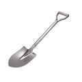 LUBAN Stainless Steel Pointed Garden Shovel with D-Handle – 80cm Spade