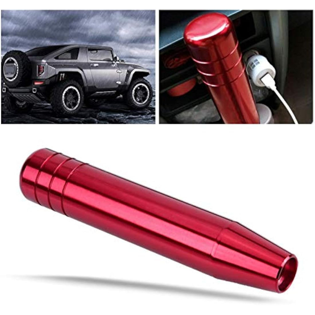 EBTOOLS Universal Manual Gear Shift Knob – 18cm Aluminum Alloy Shifter