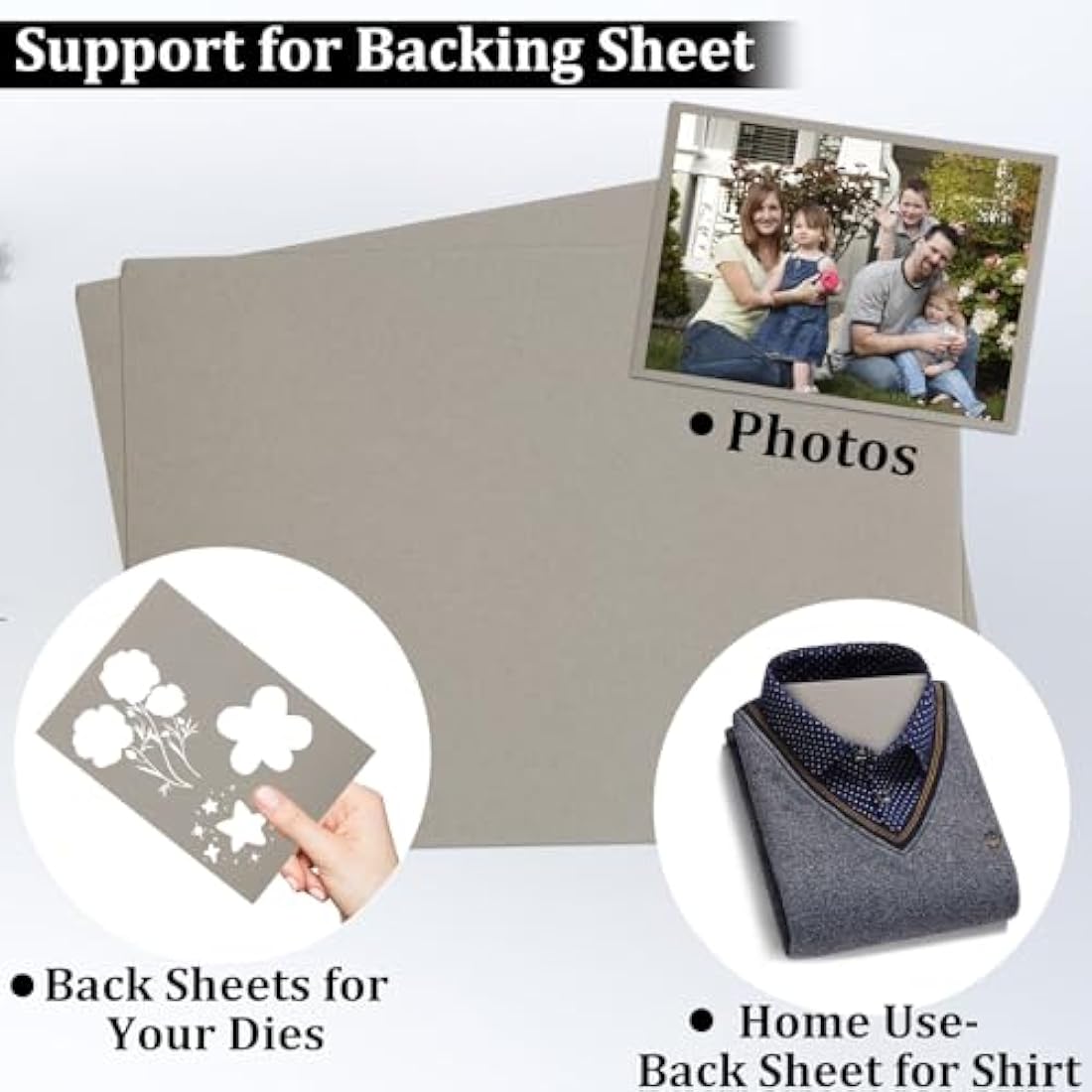 SHUESS A4 Greyboard 1500 Micron | 100 Sheets Thick Cardboard for Crafts