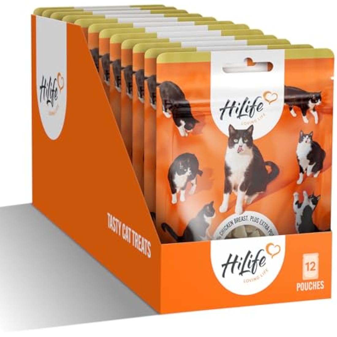 HiLife Freeze Dried Chicken Breast Cat Treats - Grain Free (12 x 10g)