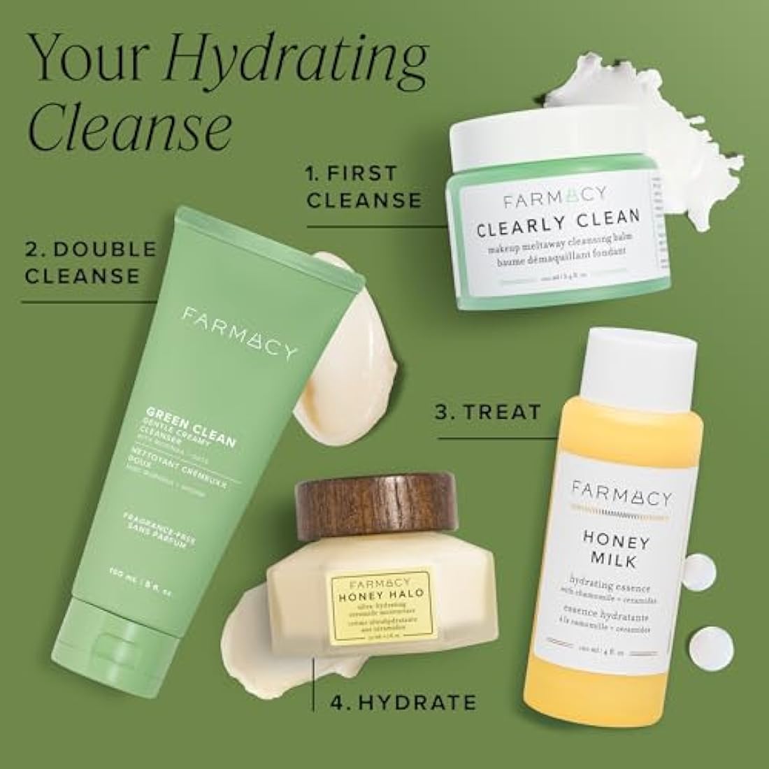 Farmacy Gentle Creamy Face Cleanser – Hydrating Fragrance-Free 150ml