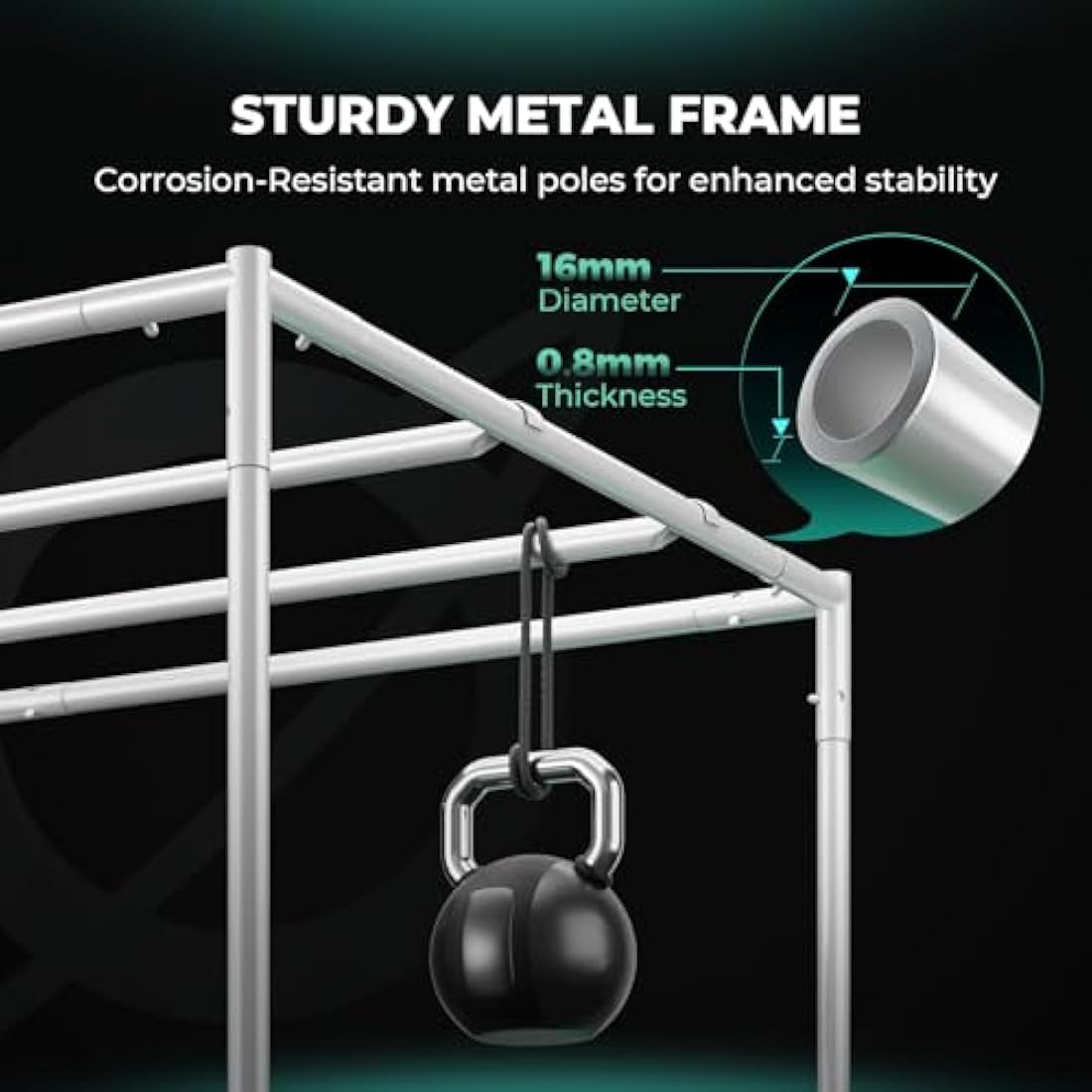 Mars Hydro 120x60x180cm Reflective Mylar Grow Tent | 1680D Canvas